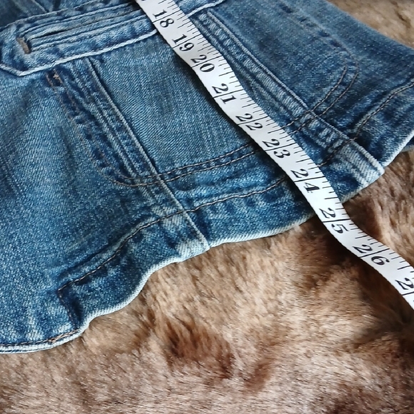 MOTTO Blue Denim Jacket with Black Studs - Picture 11 of 12